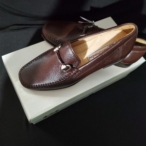 NEW Sandro Moscoloni Men\'s Brown LA Bit Slip-on Leather Shoe, Size 8 main image 10